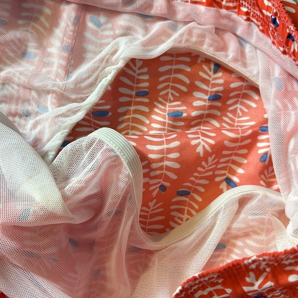 Men’s Tom & Teddy Paprika & Blue Rowan CLASSIC SWIM SHORTS Size Large - Picture 8 of 9